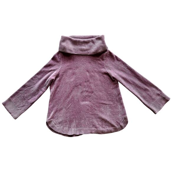 Soft Surroundings Women's Mauve Mist Soft Winds Chenille Tunic Sweater Size LP - Picture 2 of 10